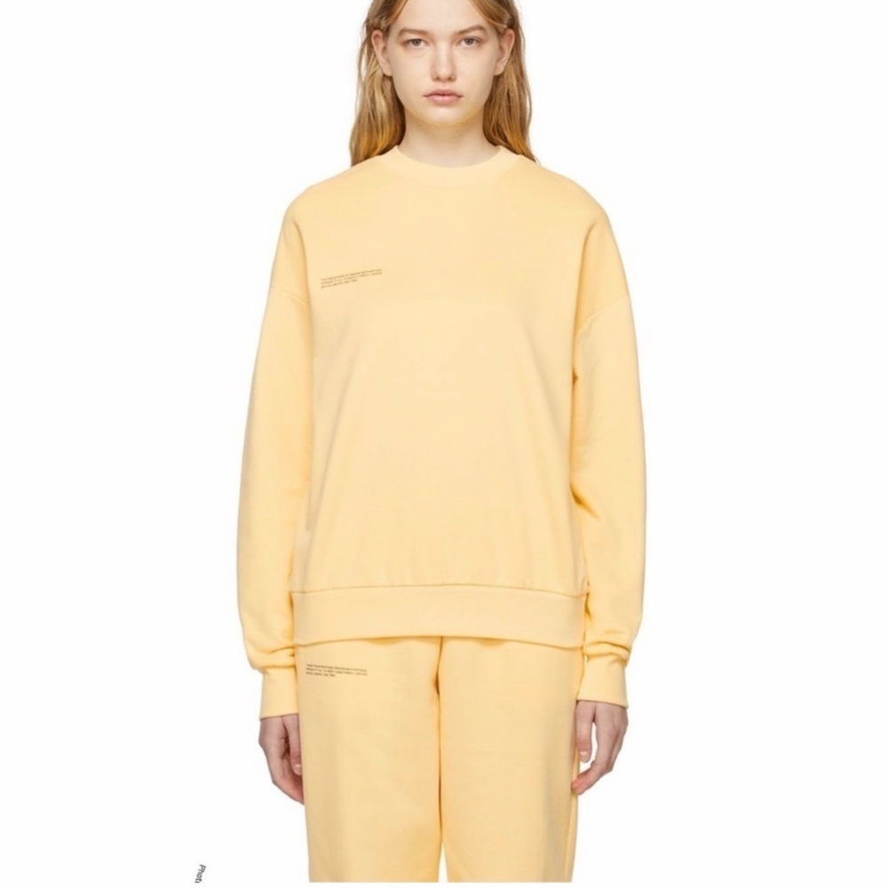 Pangaia Butter Yellow 365 Sweat Set Large